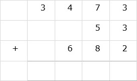 Line Up Numbers Vertically