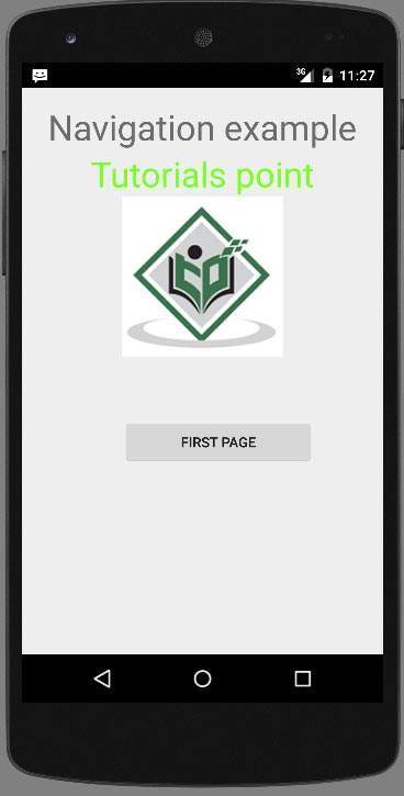 Anroid Navigation Tutorial