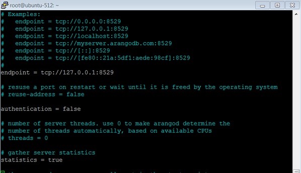 Output Window Root Password