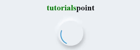 Neumorphism Loading Spinner in HTML & CSS