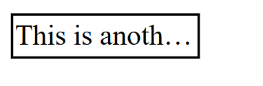 CSS Ellipsis Work on a Table Cell