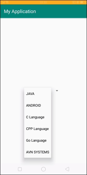 Language Selection