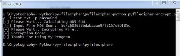 Encryption Process