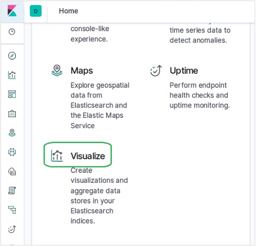 Visualize Home Page