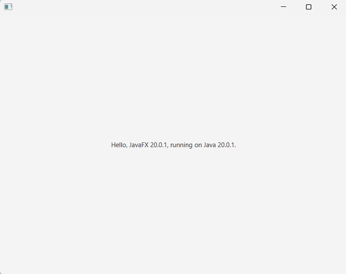 Run as Java Application