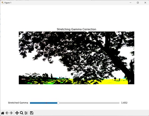 Stretching Gamma Slider