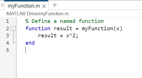 function result