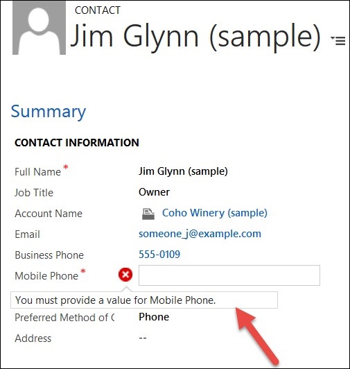 Form Programming Validation