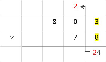Carry 2 to Tens Column