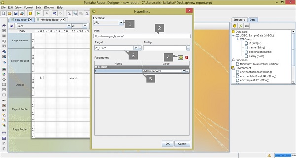 Hyperlink Properties