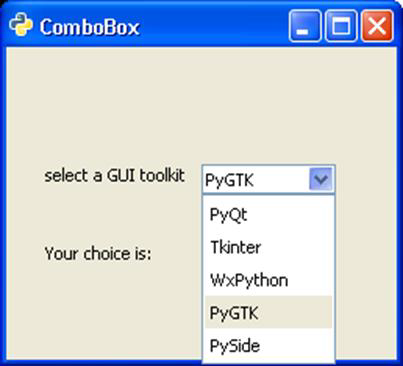 ComboBox