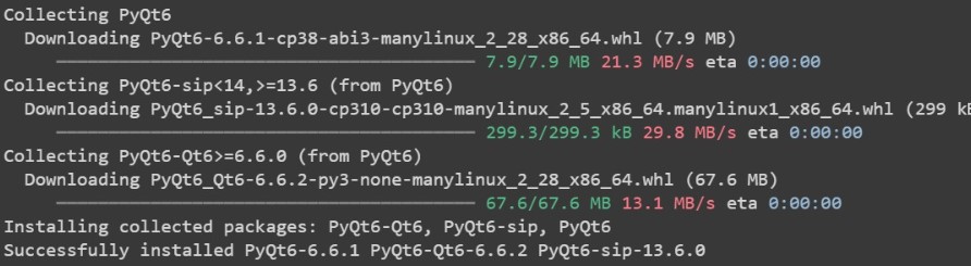 PyQt Enviornment Installation One