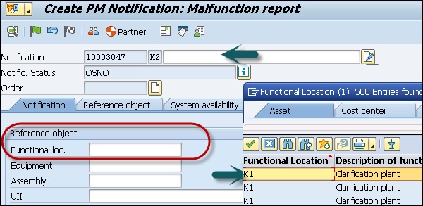 Malfunction Report