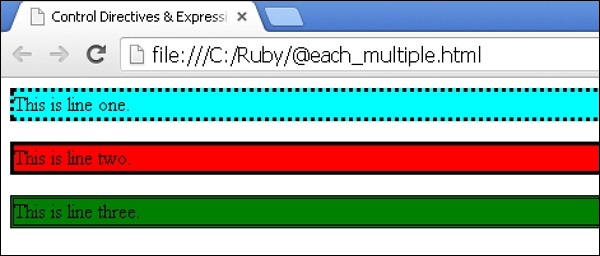 Sass Control Directives & Expressions