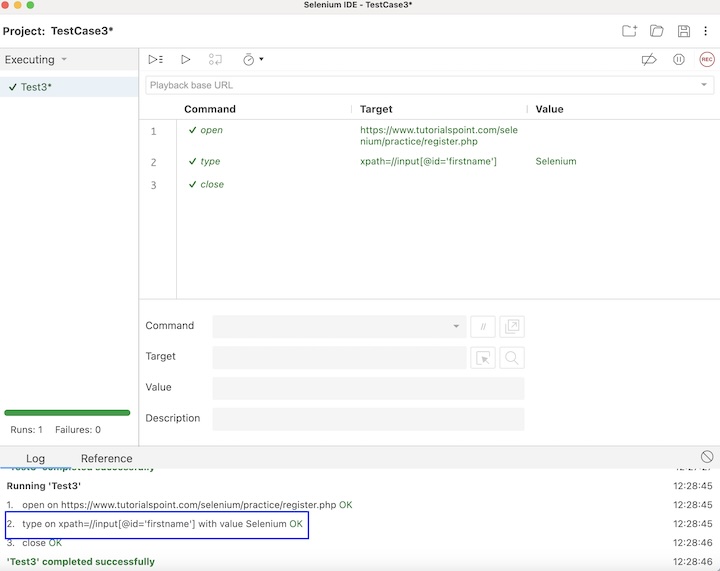 Selenium IDE Locating Strategies 21