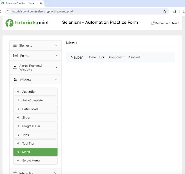 Selenium Mouse Events 3