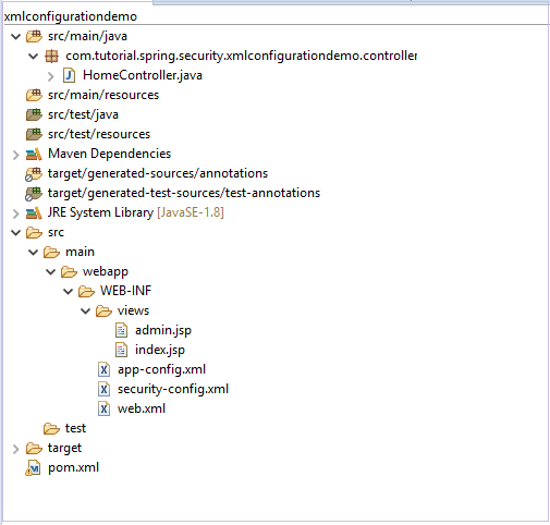 XML Configuration Demo