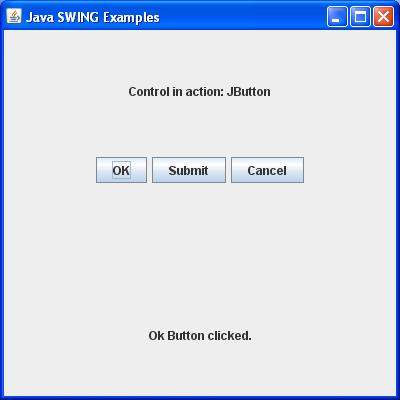 SWING Event Handling