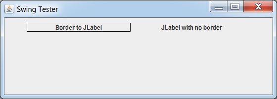 Add border to a JLabel