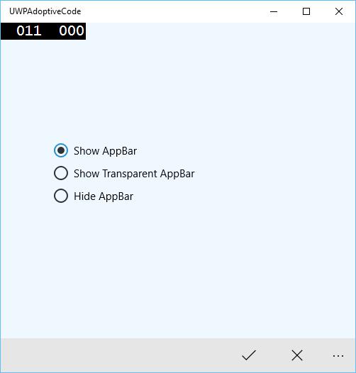 Adaptive Code Execute Status Bar checkbox