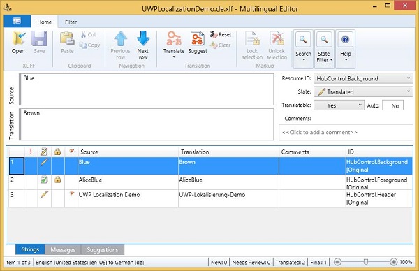 Localization Multilingual Editor