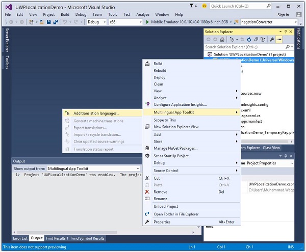Multilingual App Toolkit