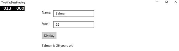 Two-Way Data Binding